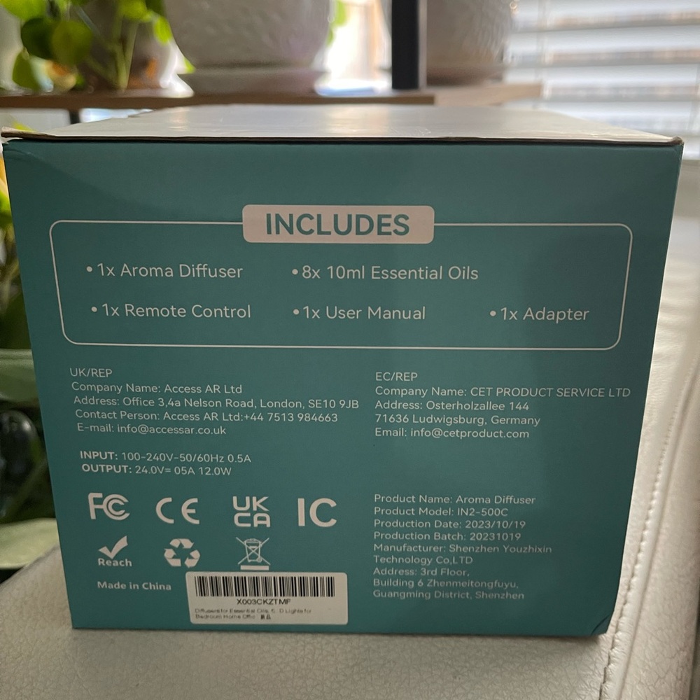NIB Aroma Diffuser - Picture 4 of 4